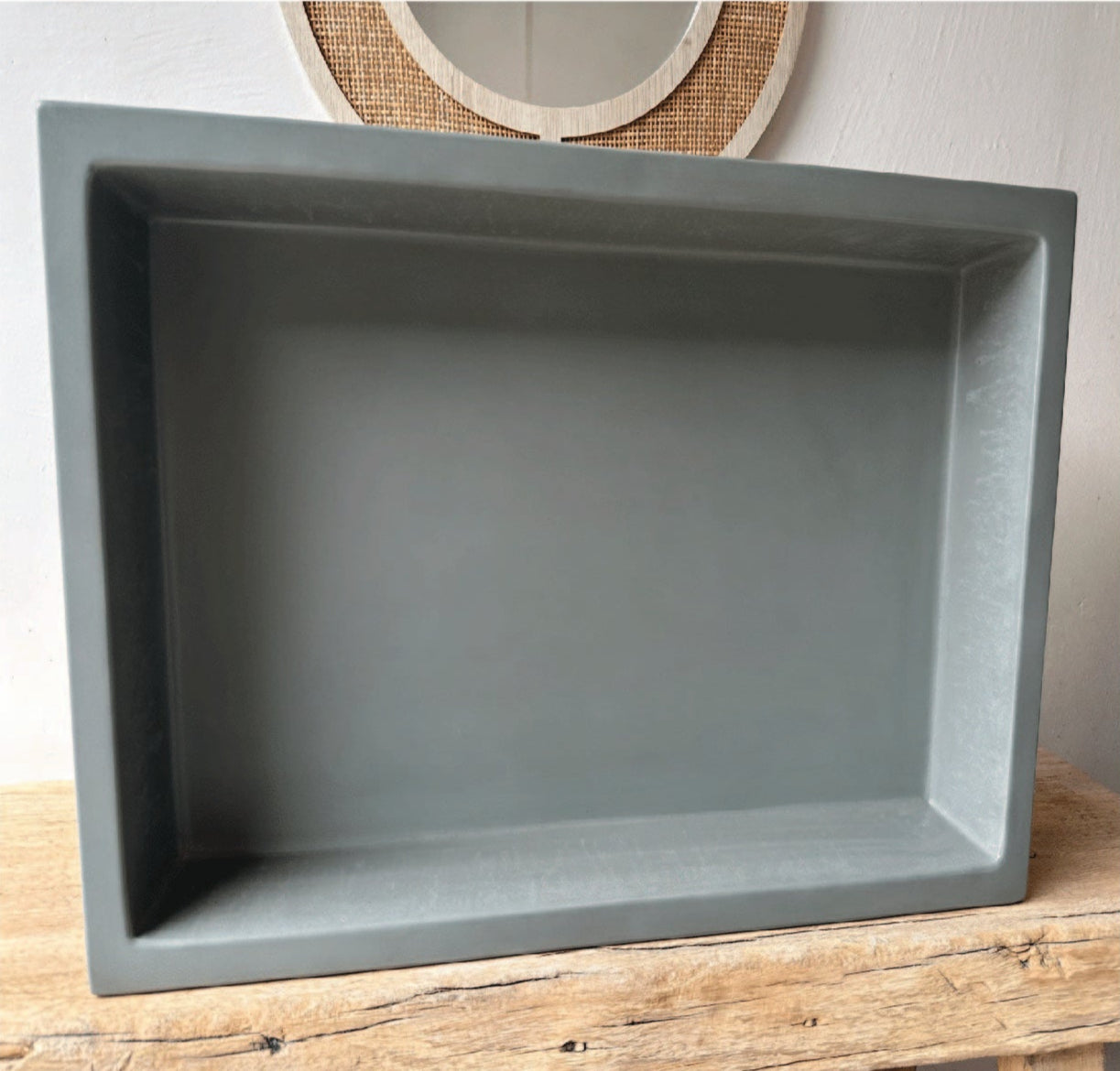 Large Concrete Shower Niche