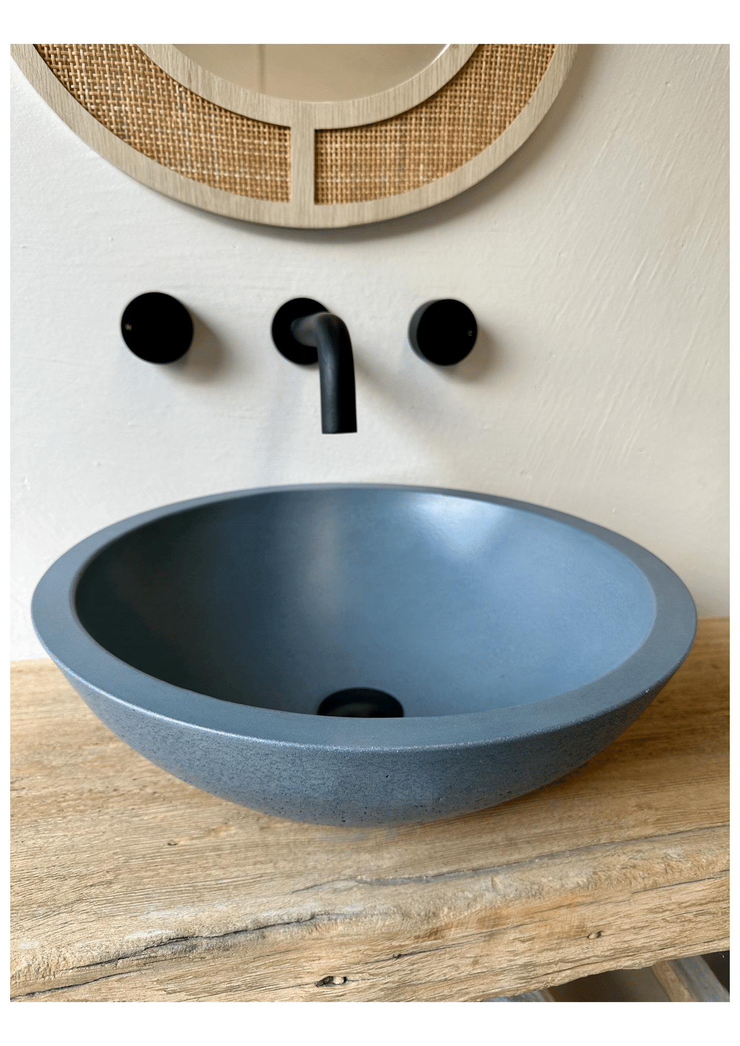 Bowl Concrete Vessel Basin