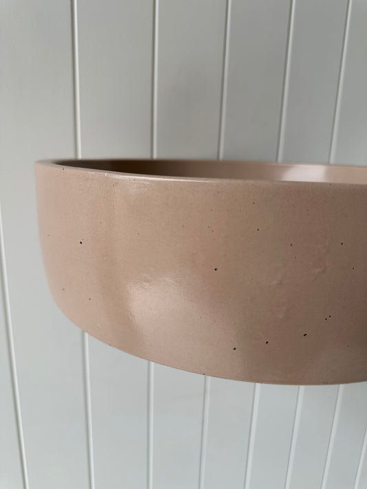 Mid Round Concrete Basin in Fossil