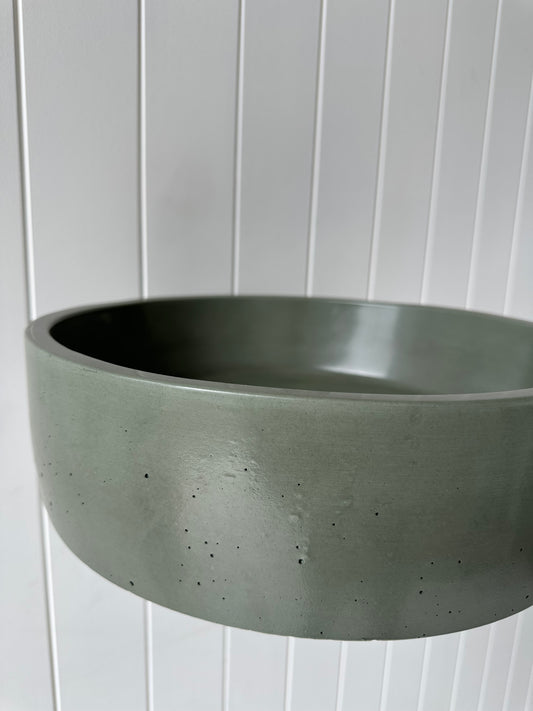 Mid Round Concrete Basin in Moss