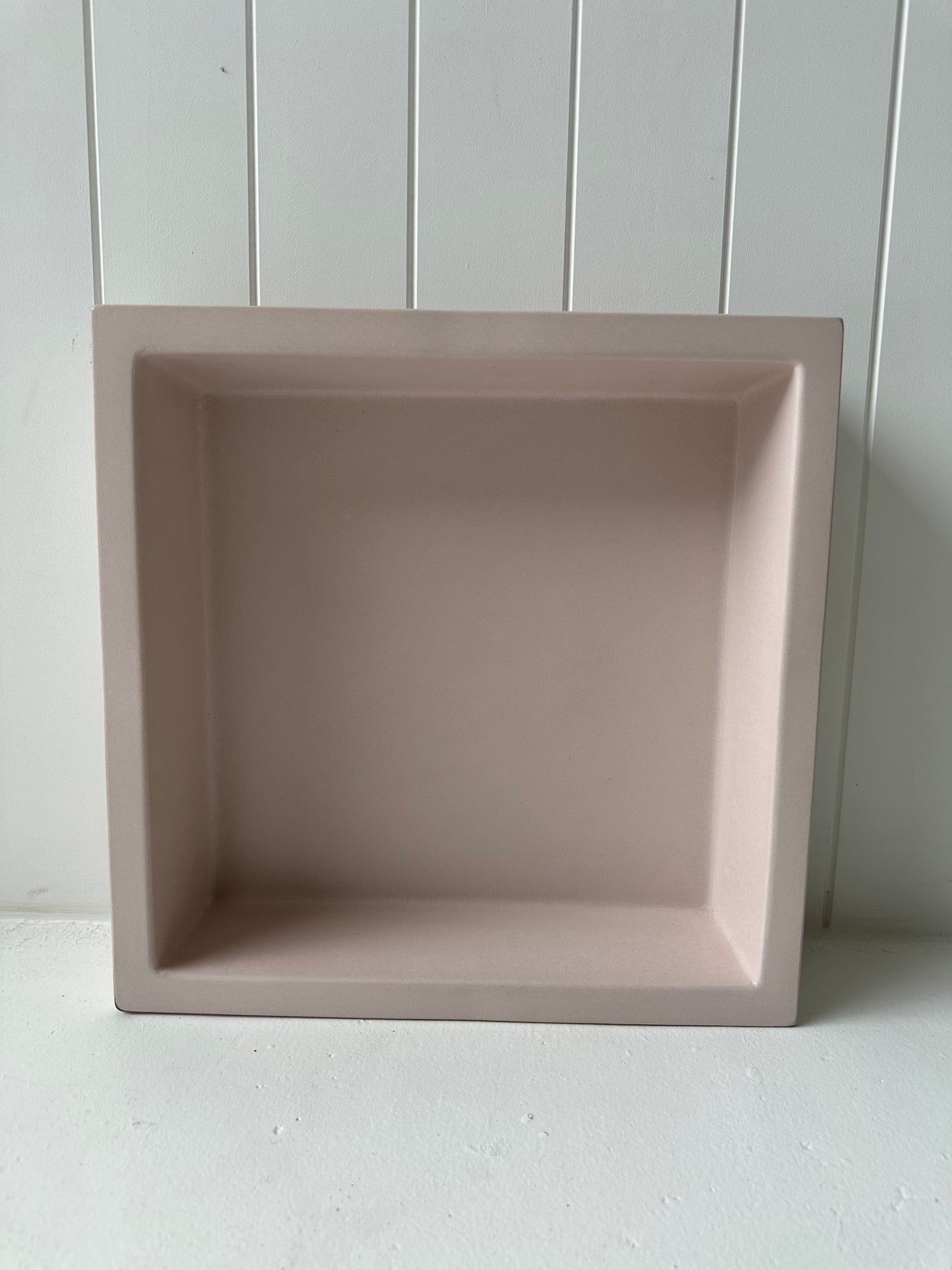 Small Shower Niche in Blush Pink