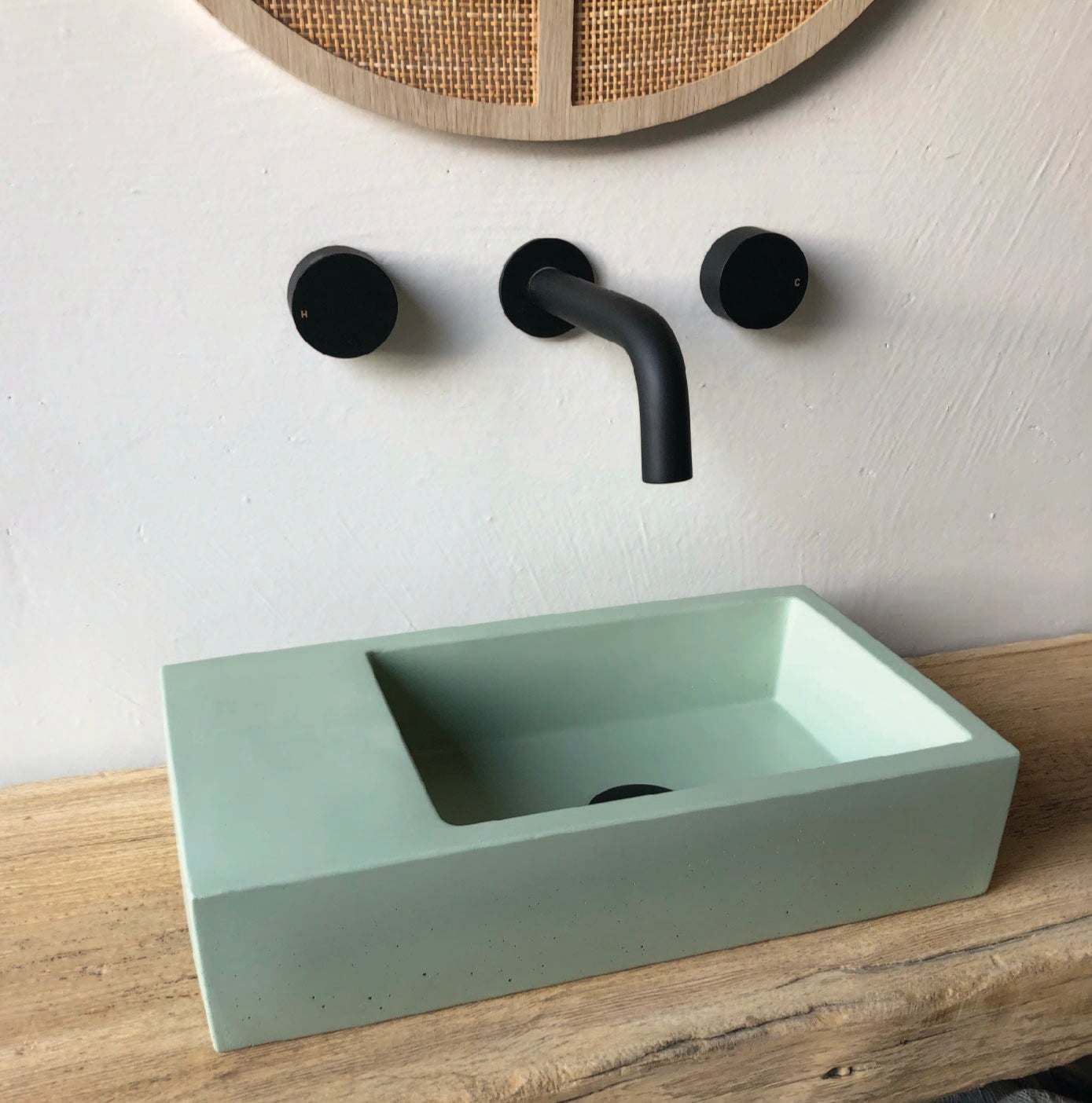 Powder Room Petite Concrete Vessel Basin