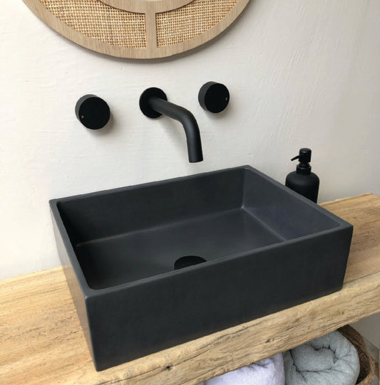 Rectangle Concrete Vessel Basin